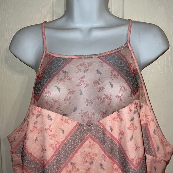 NWT Candies Pink Print Overlay Dress 2X plus - Picture 2 of 4